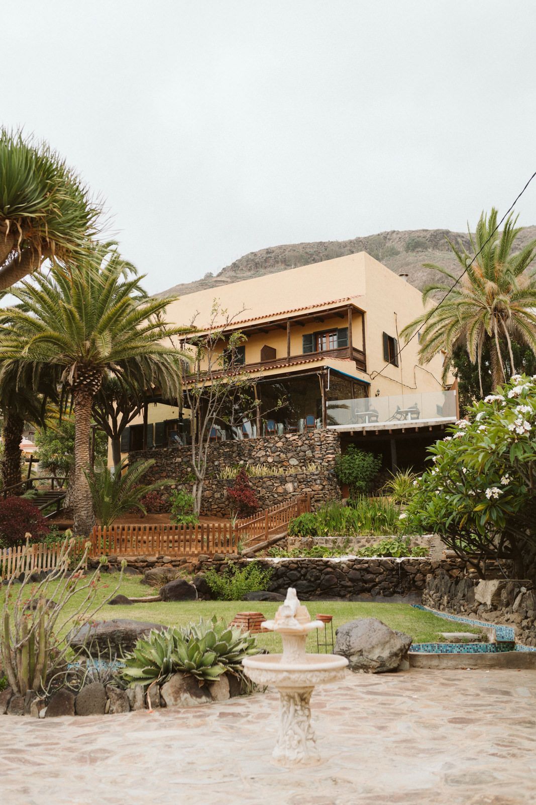 Fotos de la casa y jardines en la Hacienda de Anzo en una boda en Las Palmas